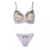 Crème Geborduurde Lingerieset – Verstelbaar