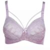 Geborduurde Kanten Lingerieset – Lila Mesh