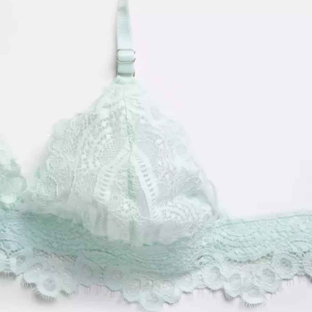 Geborduurde Kanten Lingerieset – Lichtgroen