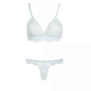 Geborduurde Kanten Lingerieset – Lichtgroen
