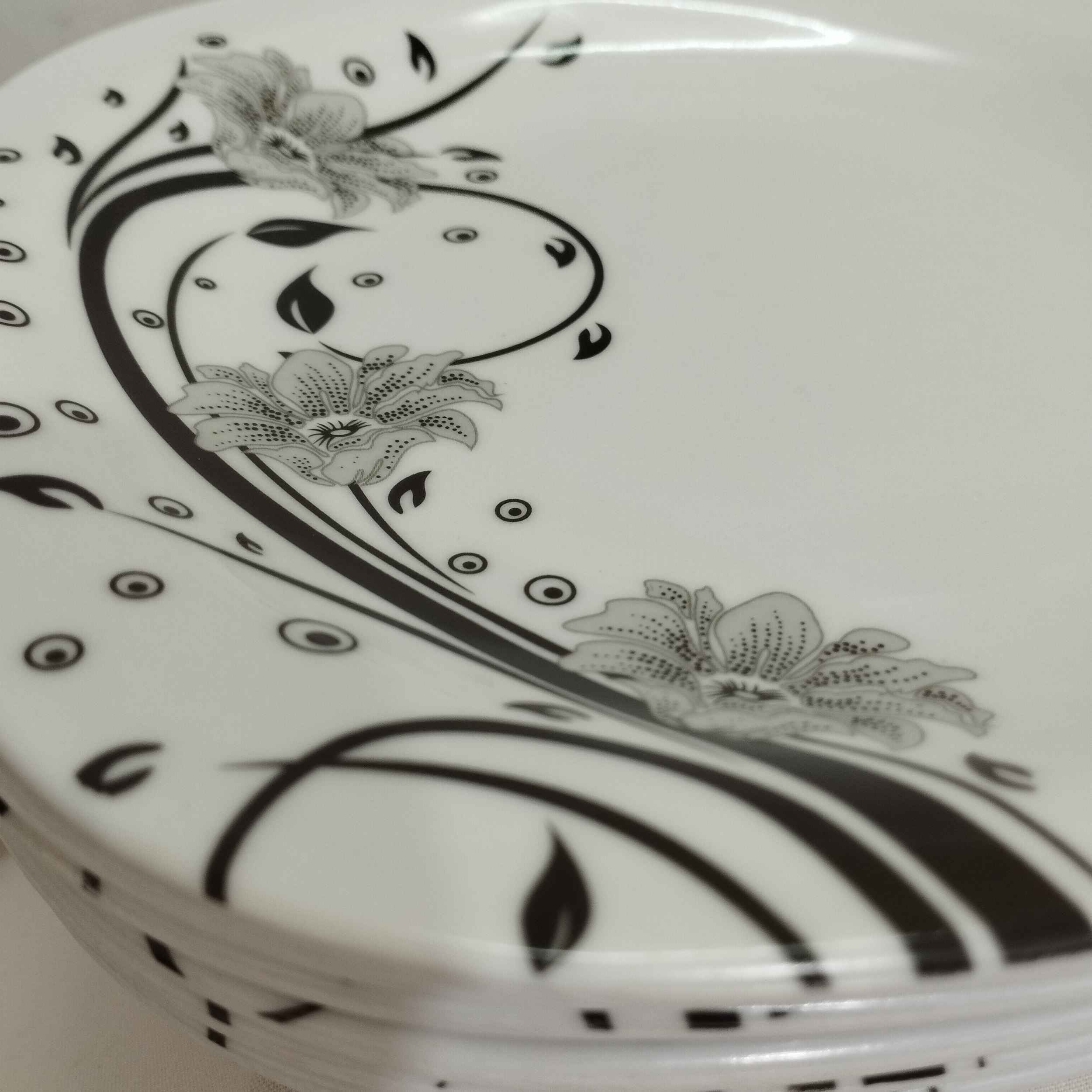 Melamine Serviesset – Duurzaam & Onbreekbaar (Set van 6)