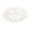 Witte Melamine Bordenset – Marmerontwerp (Set van 6)