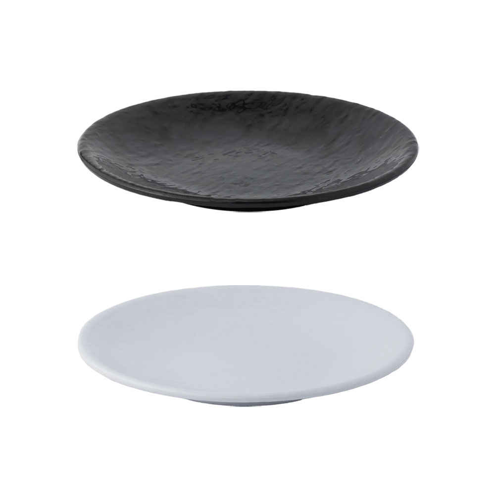 Melamine Bordenset Zwart – Magnetronbestendig (3-delig)
