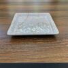 Melamine Bordenset Vierkant – Wit Marmerontwerp (3-delig)