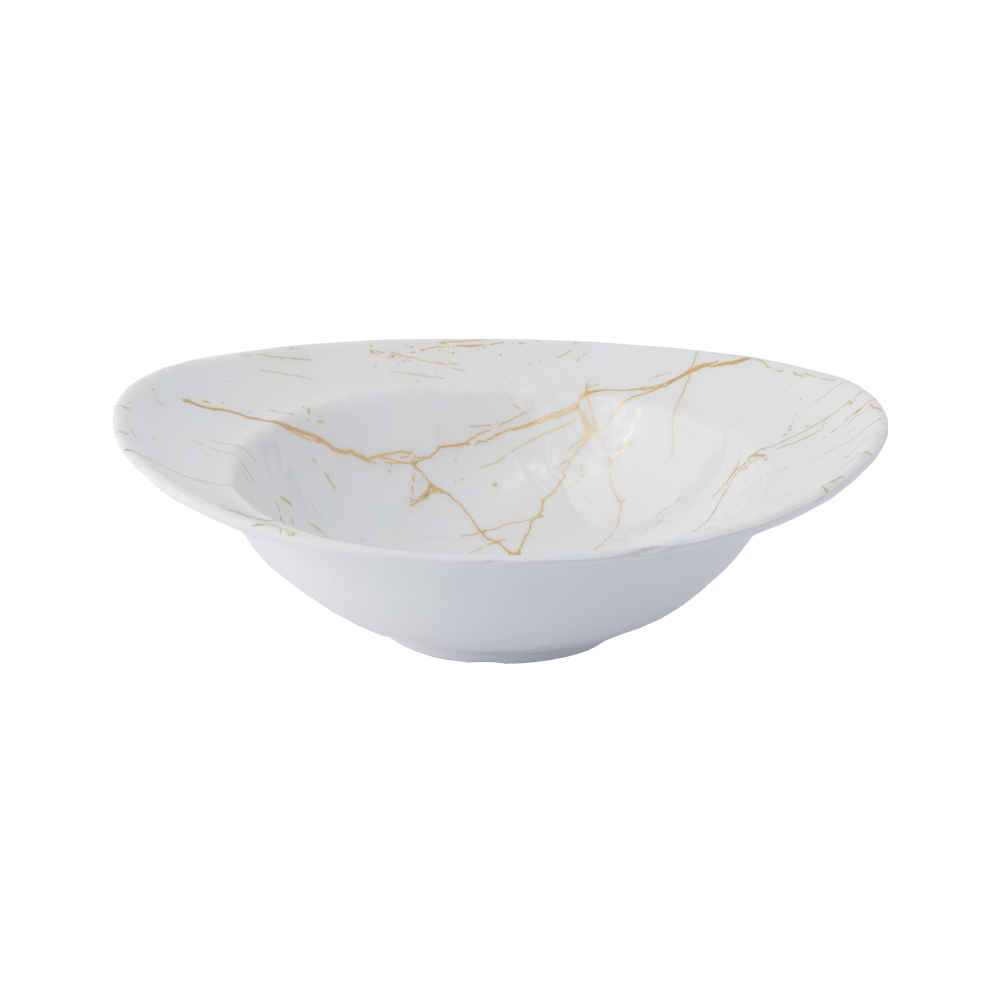 Melamine Kommen Serviesset, Magnetronbestendig – Model Marmer (Set van 2)