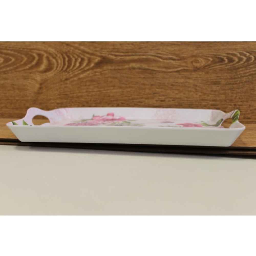 Lichtgewicht melamine dienblad – Dienblad met bloemenpatroon