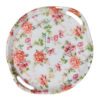 Rond melamine dienblad - Robuust dienblad met bloemen