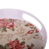 Rond melamine dienblad - Veelzijdig dienblad met bloemenpatroon