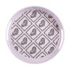Rond melamine dienblad - Met hartmotief en handgreep