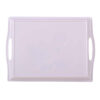 Lichtgewicht melamine dienblad - Met bloemenpatroon en handgreep