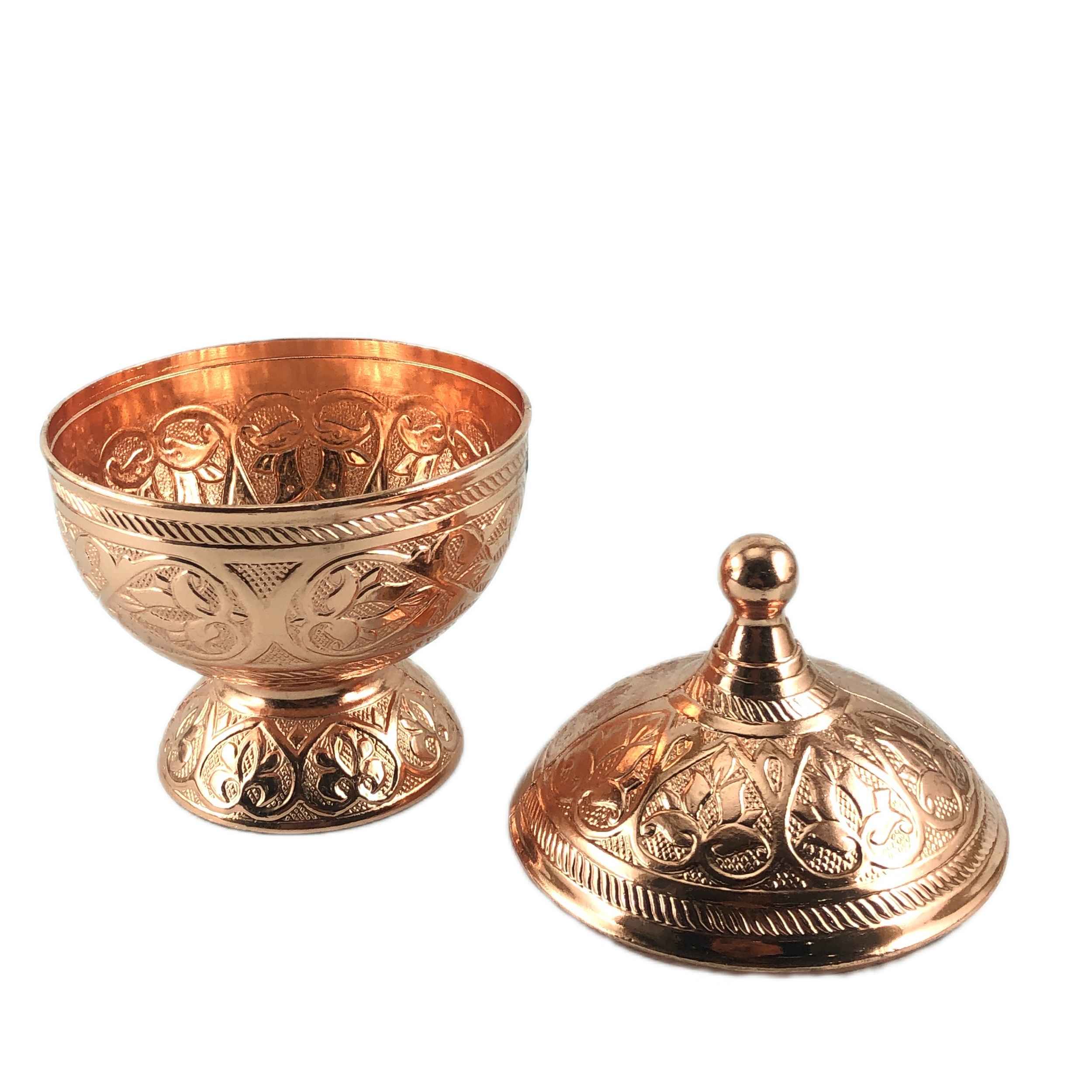 Metalen Suikerpot met Deksel Chic (Rond)