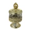 Metalen Suikerpot met Deksel Model Lux (Cilindrisch)