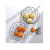 Metalen Draad Fruitmand Almas – Veelhoekig Zwart