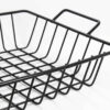 Metalen Draad Fruitmand Valoria – Rechthoekig Zwart