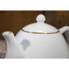 Porseleinen Theepot voor Serveren – Gouden Lijn Design Royal