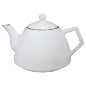 Porseleinen Theepot voor Serveren – Gouden Lijn Design Royal