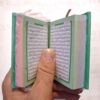 Mini Regenboog-Koran met Uthman Taha Schrift – Blauw