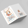 Ramadan Mubarak Wenskaart – Model Halve Maan – Wit