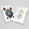 Ramadan Mubarak Wenskaart – Traditioneel Ontwerp – Wit/Goud Look