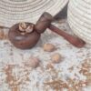 Houten Notenkraker Set – Handgemaakte Kom & Hamer