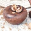 Houten Notenkraker Set – Handgemaakte Kom & Hamer