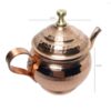 Koperen Saffraan Infuser Theepot – Handgemaakt met Hamerslagtechniek