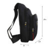 Canvas Schoudertas met Band – Sportieve Slingtas