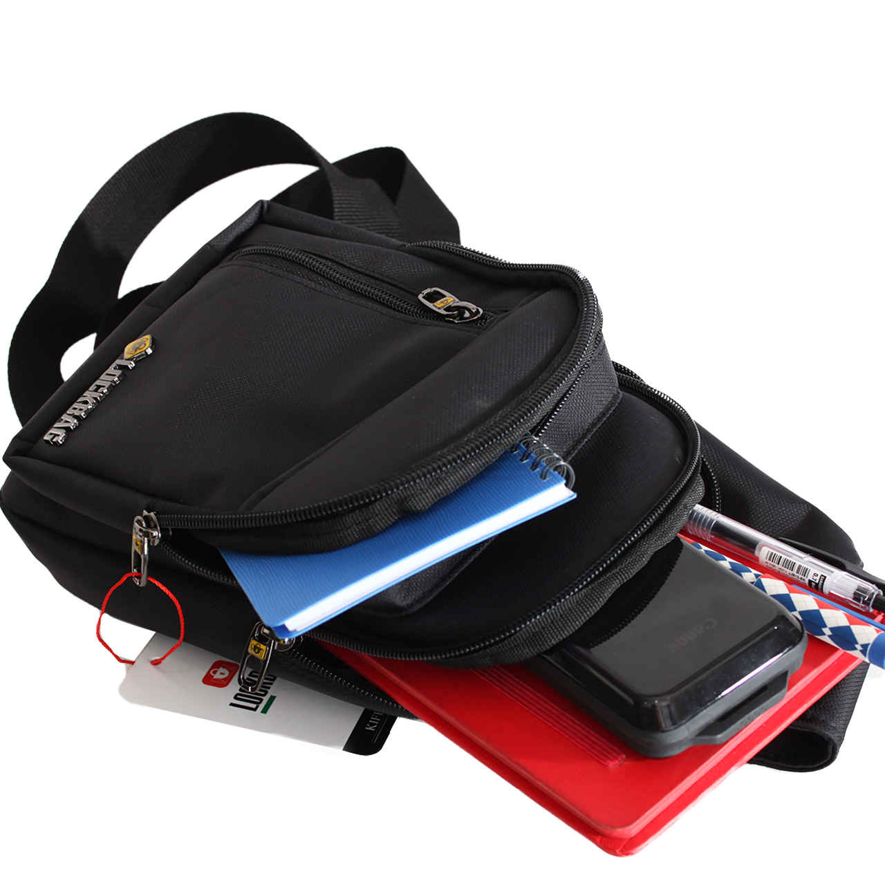 Canvas Schoudertas met Band – Sportieve Slingtas