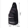 Canvas Schoudertas met Band – Actieve Slingtas