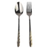 Lepel- en Vorkbestekset, Gouden Design 12-delig – Model Linear