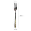 Lepel- en Vorkbestekset, Gouden Design 12-delig – Model Linear