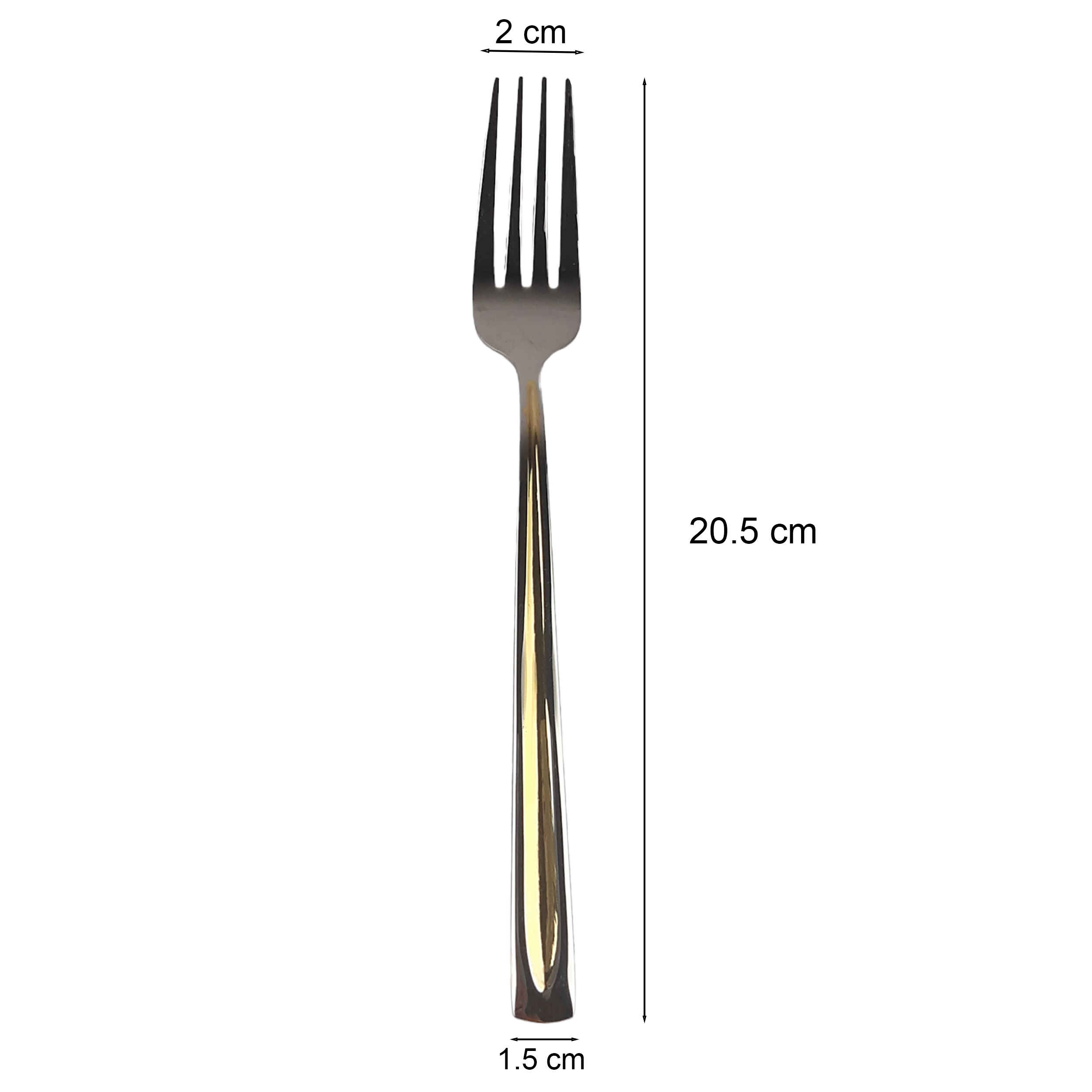 Lepel- en Vorkbestekset, Gouden Design 12-delig – Model Paris
