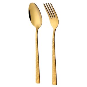 RVS Bestekset Lepels & Vorken – 12-Delig Model Golden