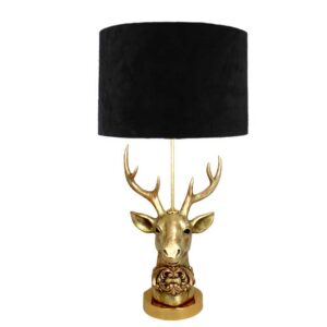 Novelty Tafellamp Model Deer – Zwart