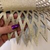 Tafelloper van Kunstleer – Gouden Elegantie Design