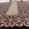 Tafelloper van Chique Kunstleer – Beige Elegantie