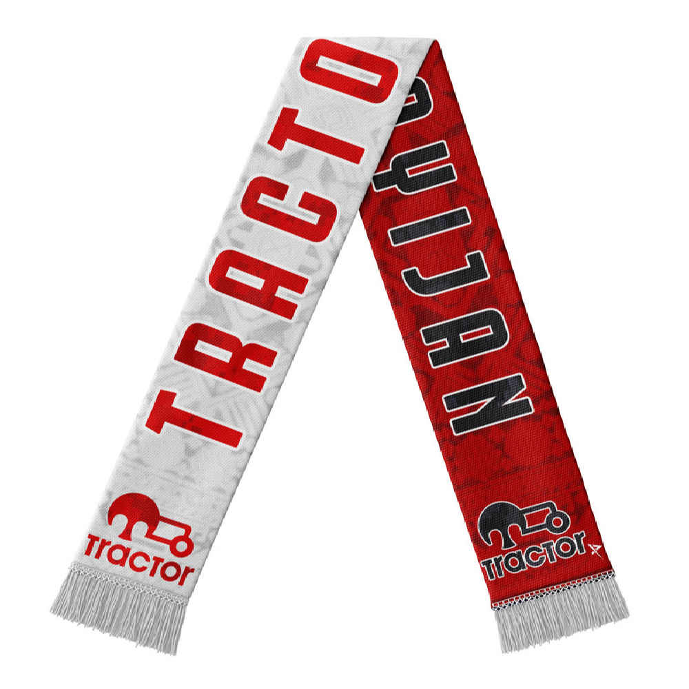 Tractor Football Club Logo Fan Sjaal – Rood & Wit