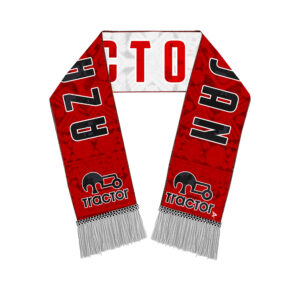 Tractor Football Club Logo Fan Sjaal – Rood & Wit