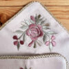Fluwelen Reisgebedskleed – Roze Bloemen Model Flowers