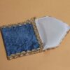 Fluwelen Reisgebedskleed – Navy Blauw Model Negin