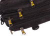 Caterpillar Canvas Heuptas met 4 Vakken – Polyester Zwart