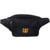 Caterpillar Canvas Heuptas met 4 Vakken – Zeildoek Zwart