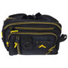 Caterpillar Canvas Heuptas met 4 Vakken – Zwart