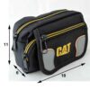 Caterpillar Canvas Heuptas met 3 Vakken & Verstelbare Riem
