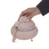Fluwelen Sieradendoos met Bloemhandvat Model Chic