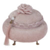 Fluwelen Sieradendoos met Bloemhandvat Model Chic