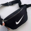 Nike Canvas Heuptas – Zwart met 2 Vakken