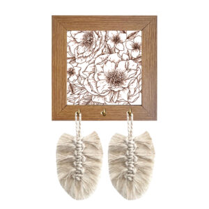 Decoratieve & Handgemaakte Wand Sleutelhanger voor Je Hal
