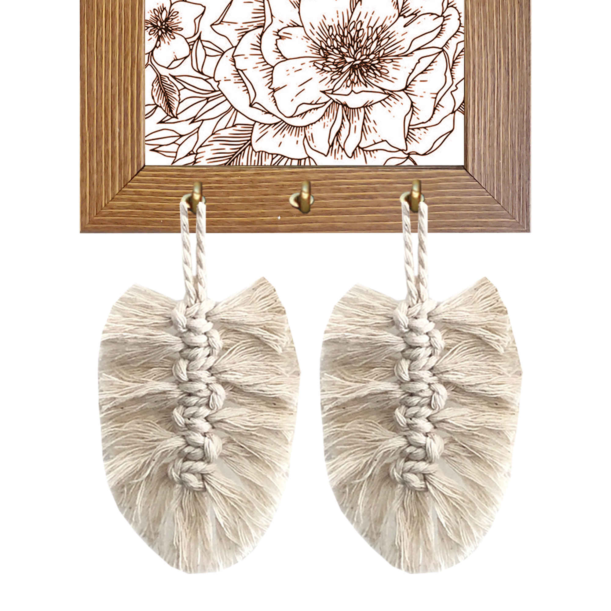 Decoratieve & Handgemaakte Wand Sleutelhanger voor Je Hal
