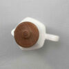 Witte Keramische Olie Dispenser – Vijfhoekig Model